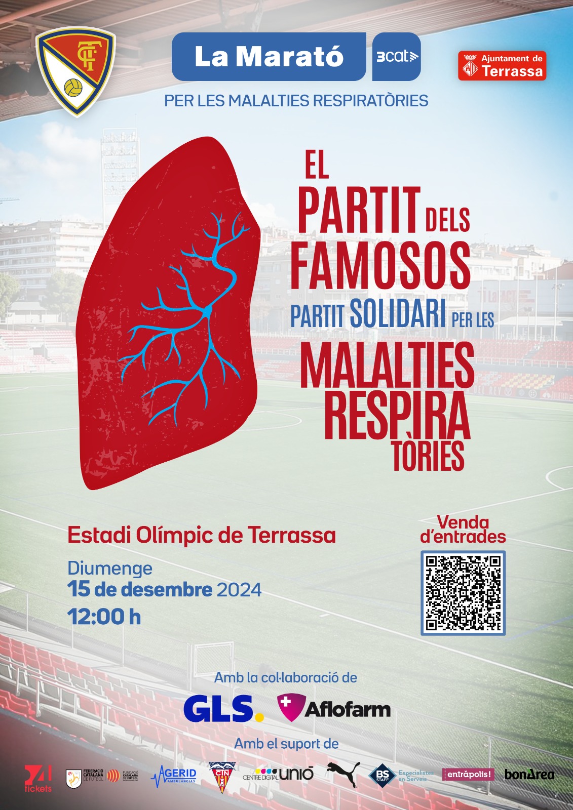 GLS Spain patrocina el “Partit dels Famosos” 