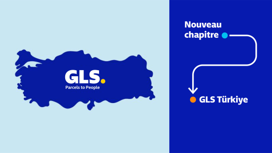 Carte de Türkiye et annonce de l'expansion GLS via GLS Türkiye, coentreprise stratégique avec partenaires locaux sur le marché du colis