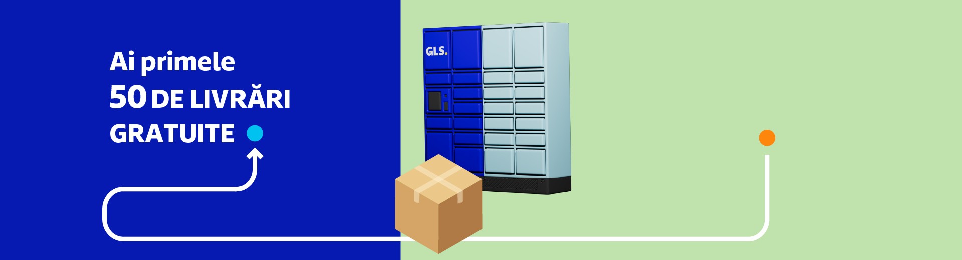 campanie 50 de livrari gratuite la GLS Locker